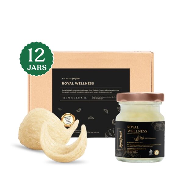 Royal Bird’s Nest Drink 70ml×12 - Contains Real Bird’s Nest, 70ml×12 pack